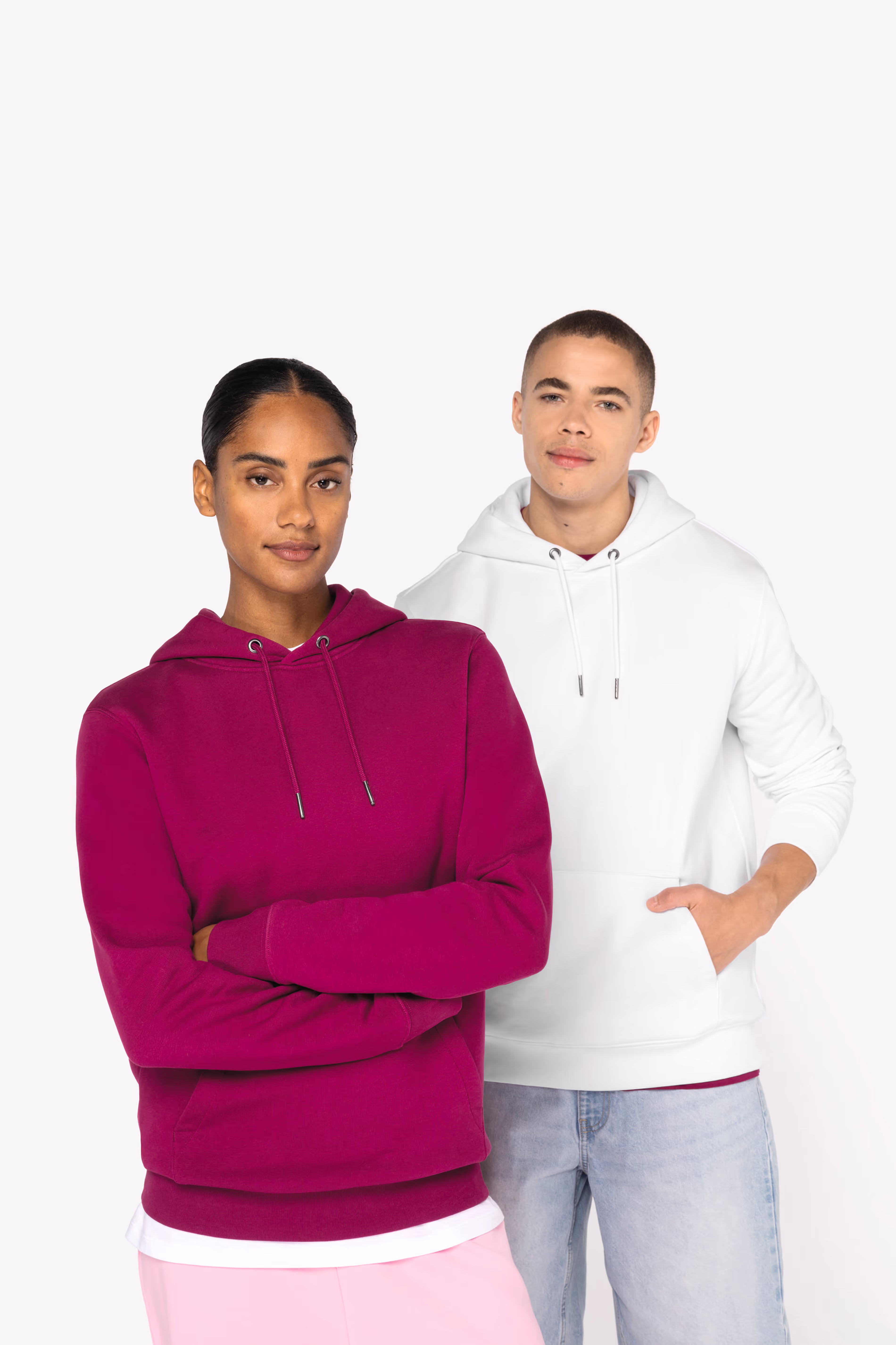 Sweatshirt eco-responsável com capuz unissexo